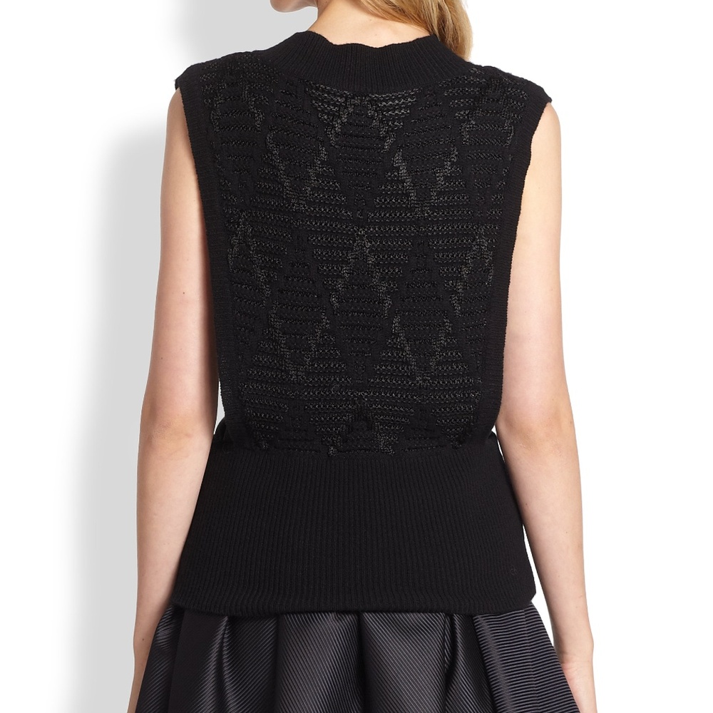 Thakoon Addition Beaded Argyle Sweater Vest - Picture 2 of 7